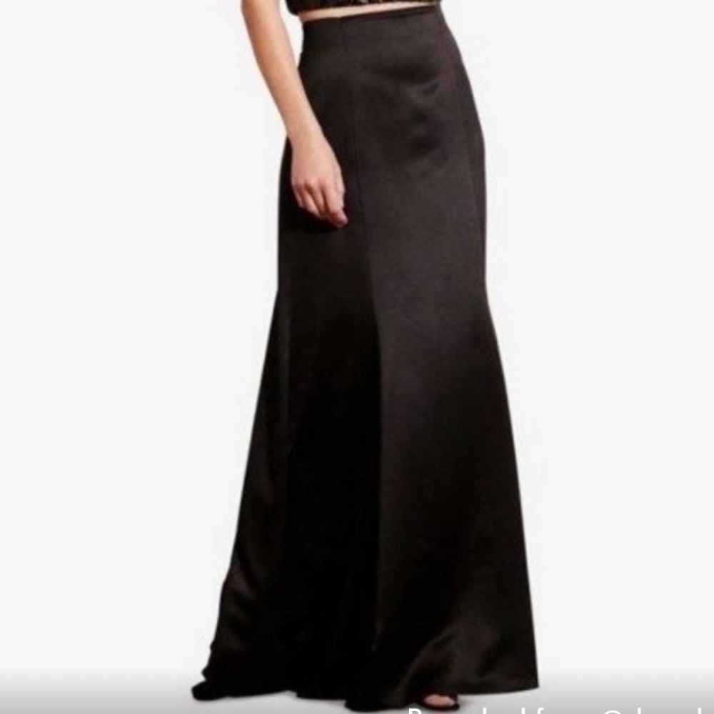 JS Collections Satin maxi couture luxe skirt